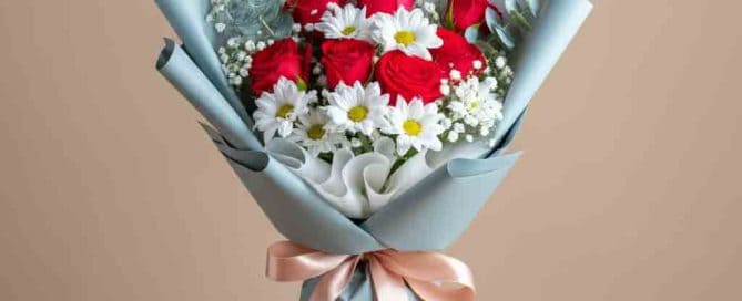 Teacher Appreciation Flowers with Roses and Daisies
